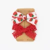 Pack de 2 lazos bebé fresas