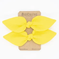 Pack de 2 minicoleteros lazo amarillo