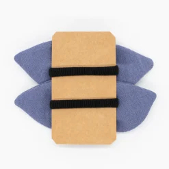 Pack de 2 minicoleteros lazo azul oscuro rústico