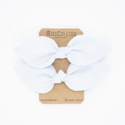 Pack de 2 minicoleteros lazo azul celeste claro
