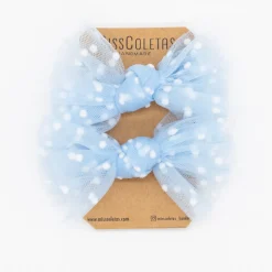 Pack de 2 minicoleteros lazo de tul azul
