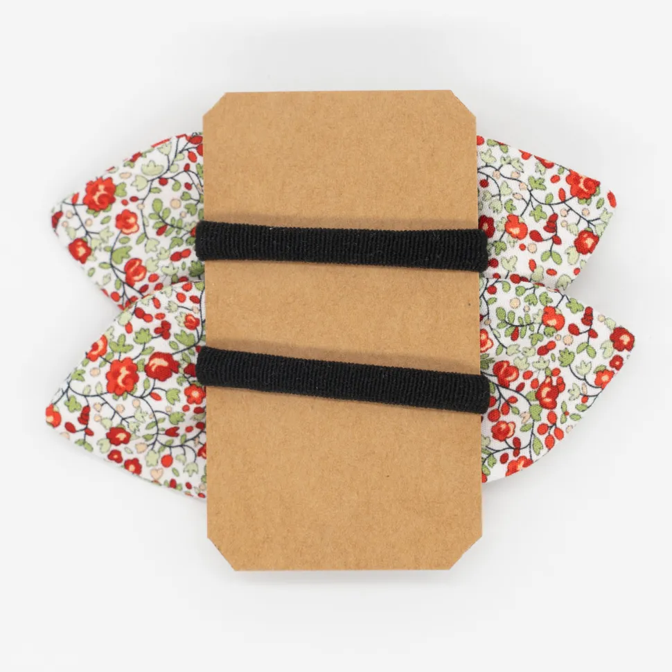 Pack de 2 minicoleteros lazo florecillas