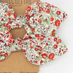 Pack de 2 minicoleteros lazo florecillas