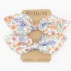 Pack de 2 minicoleteros lazo flores naranjas