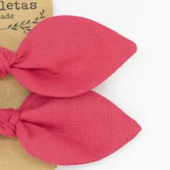 Pack de 2 minicoleteros lazo fucsia