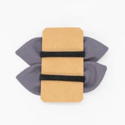 Pack de 2 minicoleteros lazo gris antracita