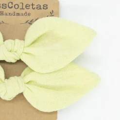 Pack de 2 minicoleteros lazo lima rústico
