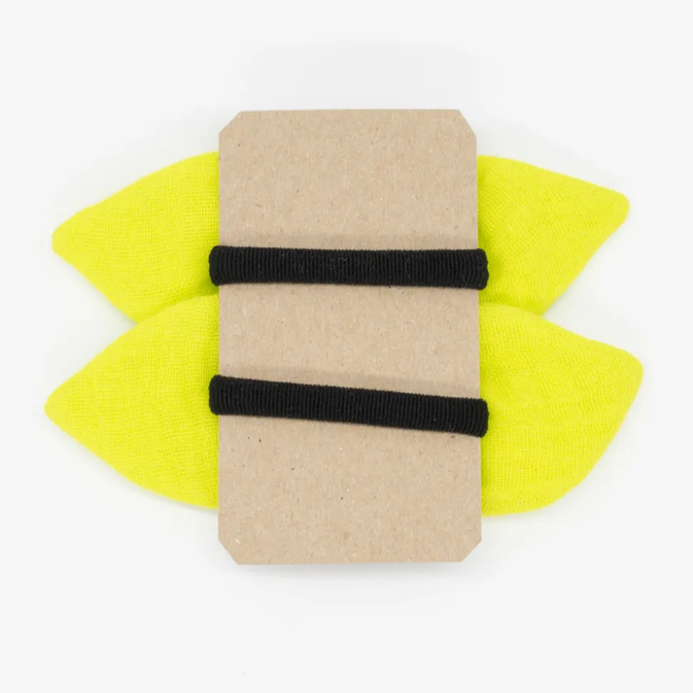 Pack de 2 minicoleteros lazo lima flúor