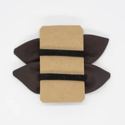 Pack de 2 minicoleteros lazo marrón chocolate
