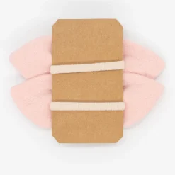 Pack de 2 minicoleteros lazo rosa empolvado