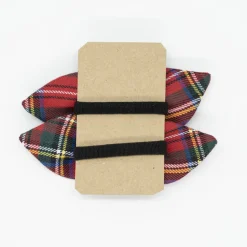Pack de 2 minicoleteros lazo tartán