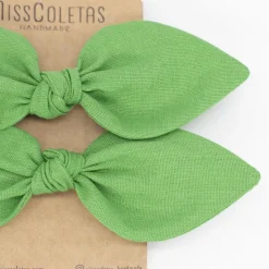 Pack de 2 minicoleteros lazo verde