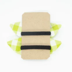 Pack de 2 minicoleteros lazo vichy verde