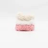 Pack de 3 scrunchies peluche pastel