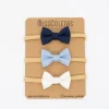 Pack diademas bebé lazo pajarita azul