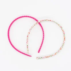 Pack diademas florecitas y topos