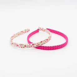 Pack diademas florecitas y topos
