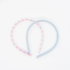 Pack diademas topos y vichy tricolor