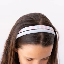 Pack diademas topos y vichy tricolor