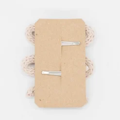 Pack lazo cordón crochet beige