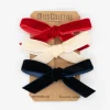 Pack lazos de terciopelo rojo azul y beige