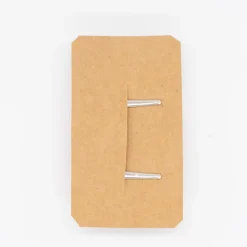 Pack pinza flores blancas de tul mini