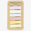 Pack 6 pinzas combinadas glitter
