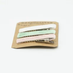 Pack 3 pinzas terciopelo velvet