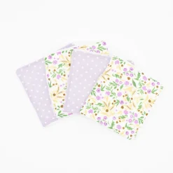Pack 4 Toallitas Desmaquillantes Reutilizables de Bambú y Algodón Orgánico