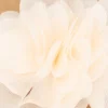 Pinza flor tul beige
