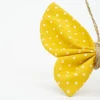 Pinza mariposa amarillo topos