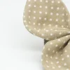 Pinza mariposa beige topos