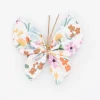 Pinza mariposa flores multicolor