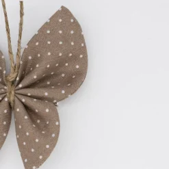 Pinza mariposa marrón topos