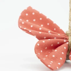 Pinza mariposa naranja coral topos