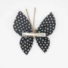 Pinza mariposa negra micro estrellas