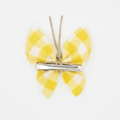 Pinza mariposa Vichy Amarillo