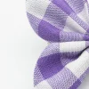 Pinza mariposa vichy morado