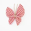Pinza mariposa vichy pequeño rojo